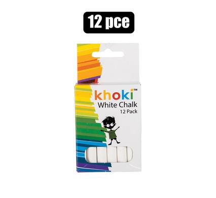 Khoki Chalk White 12Pce
