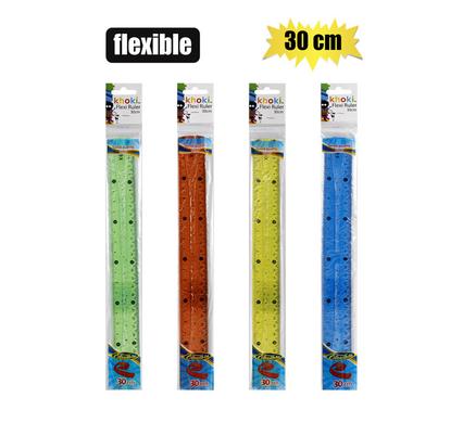 Khoki Stationery Ruler 30cm Flexi