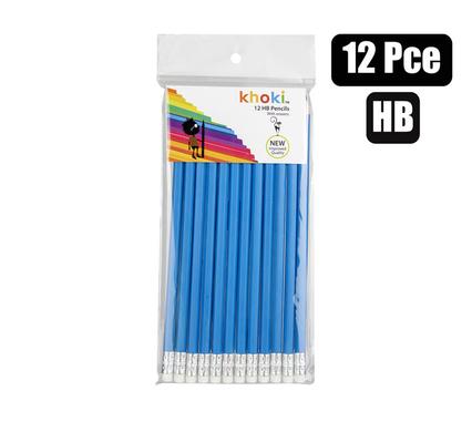 Khoki Pencil Basic Hb 12Pce With Eraser