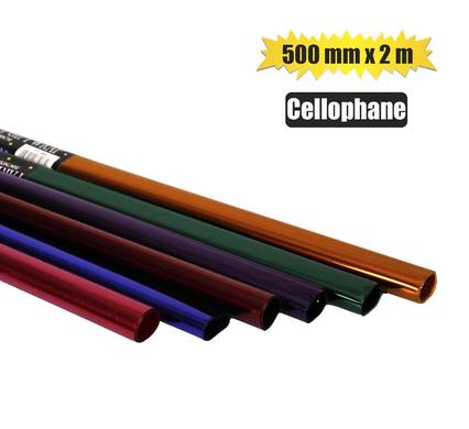 Gift-Wrap Cellophane Assorted 500Mmx2M