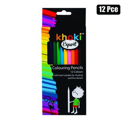 Khoki Expert Art+Craft Pencil Crayon Expert 12 Piece