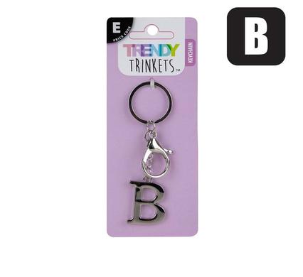 Trendy Trinkets Keychain Alpha Metal B