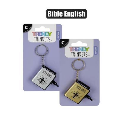Trendy Trinkets Keychain Mini Bible English