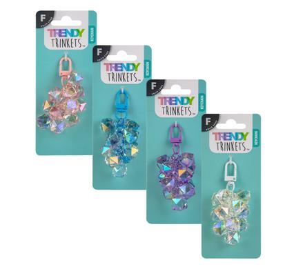 Trendy Trinkets Keychain Diamond Beads
