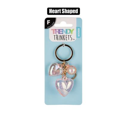 Trendy Trinkets Keychain Heart Shaped