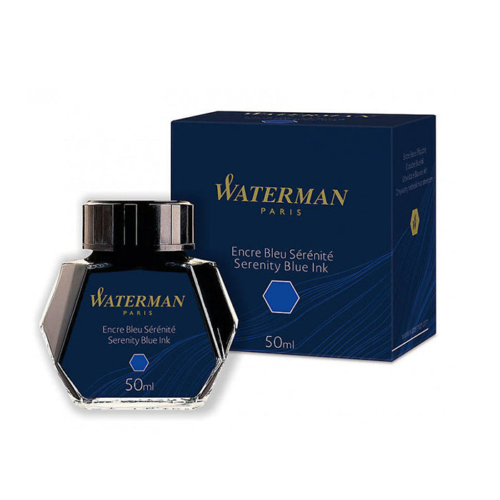 Waterman Fountain Pen Ink Bottle 50ml - Blue
