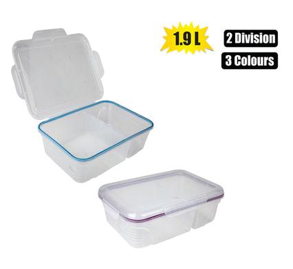 Otima Lunch Box Pl 1.9L 2-Divisions