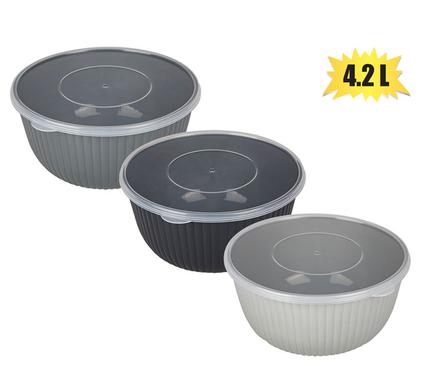 Salad Bowl Luno With Lid 4.2L