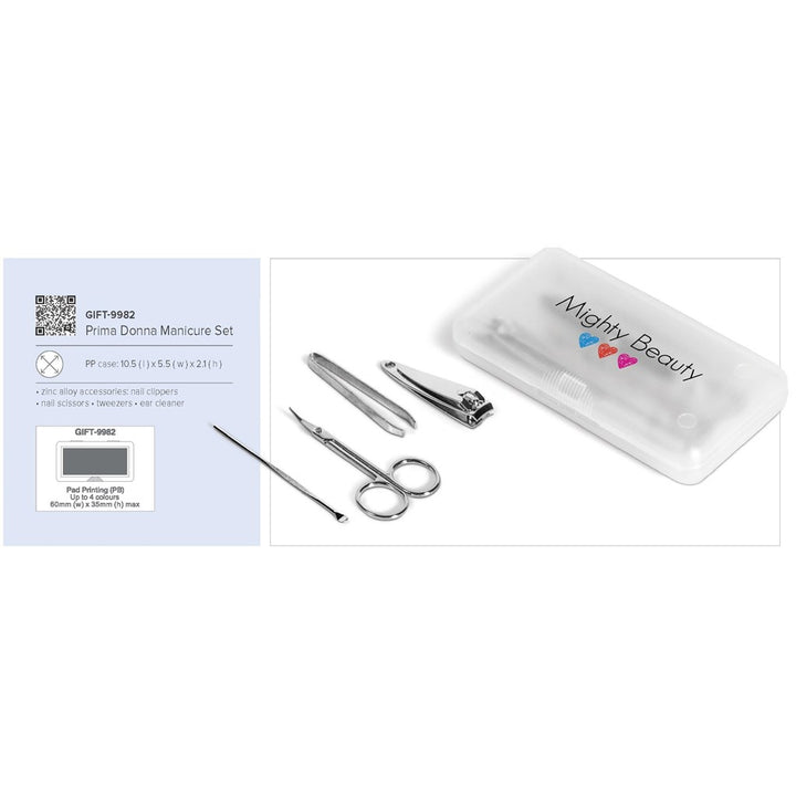 Altitude Prima Donna 4-Piece Manicure Set-Personal Care Products-corporate gift ideas for employees-branded corporate gifts | corporate gifts south africa | Just Brand