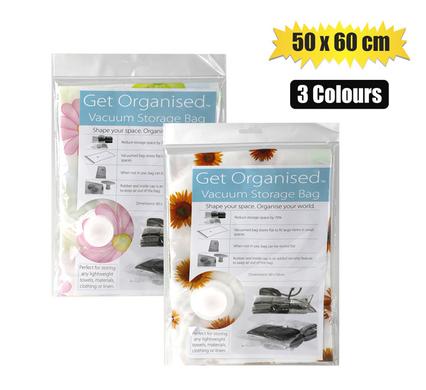 Get Organised Storage Bag Vacuum Seal 50X60cm