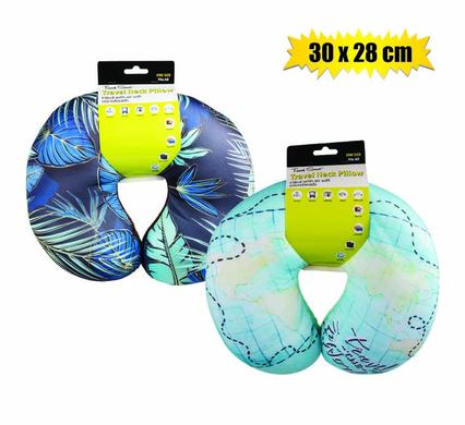 Travel Smart Travel Neck Pillow 30X28cm Assorted Designs
