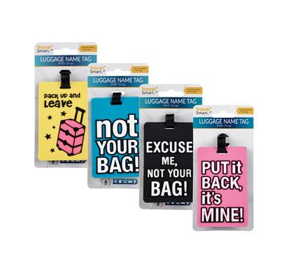 Travel Smart Travel Luggage Tag Assorted Designs