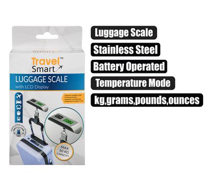 Travel Smart Travel Luggage Scale 50kg Capacity B/O