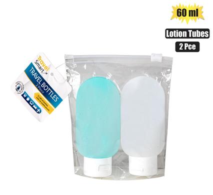 Travel Smart Travel Lotion Tubes 2Pce 60ml Capsule