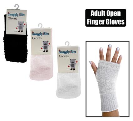 Snuggly Bits Gloves Adult Open-Finger With Cuff Acr (175-000009-A)