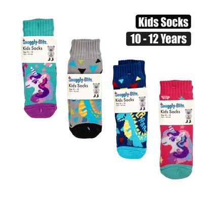 Snuggly Bits Socks Indoor With Grip Size 4-7Yrs