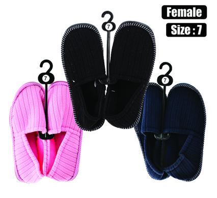 Snuggly Bits Slipper With Binding & Tpr-Sole Size 7
