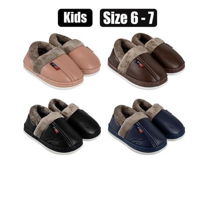 Snuggly Bits Slipper Kids With Lining Size 6-7