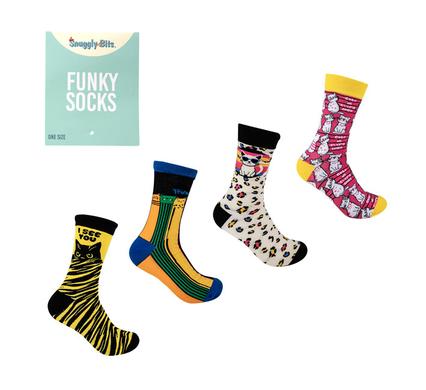 Snuggly Bits Socks Unisex Cat Designs