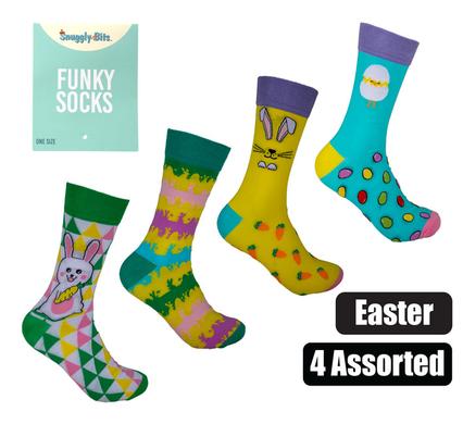 Snuggly Bits Socks Unisex Bunny Assorted