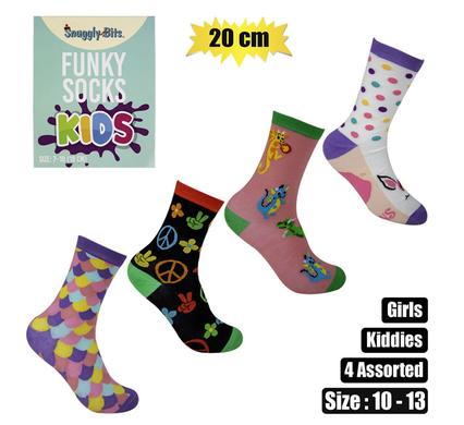 Snuggly Bits Socks Kids Girls Size 10-13 (20cm)