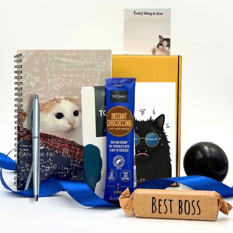 Always Stressed Boss Gift Box