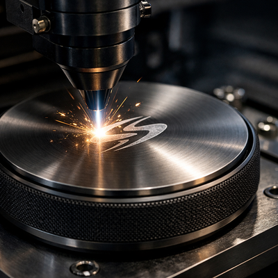 Laser engraving on selected finishes