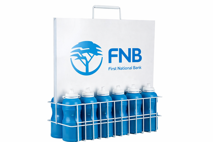 12 Bottle Wired Water Carrier with 2xABS Boards