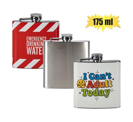 Hip Flask S/S 175ml Assorted