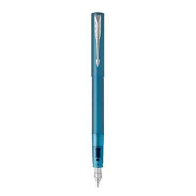 Parker Vector XL Fountain Pen Medium Nib Blue Ink - Teal