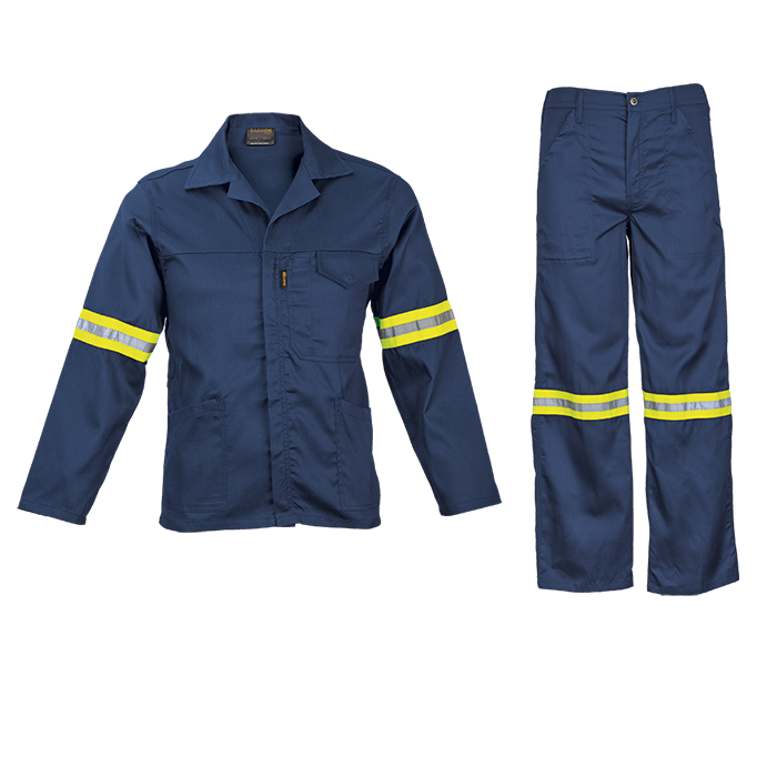Barron Supreme Poly Cotton Conti Suit with Reflective (CS-SR)