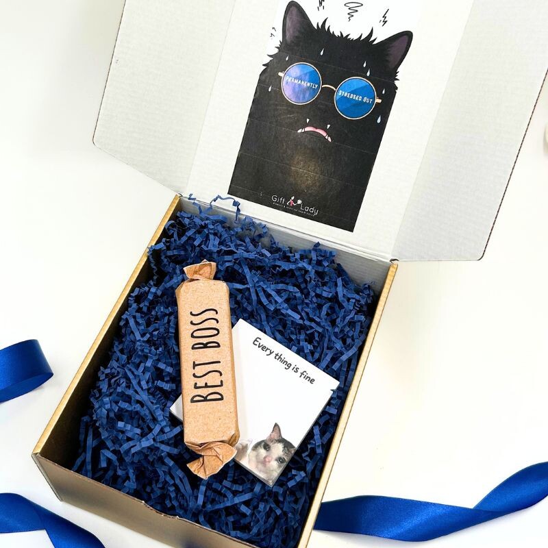 Always Stressed Boss Gift Box