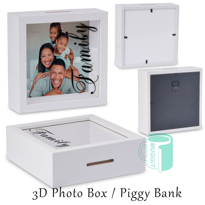 3D Photo Box Piggy Bank - product view 2