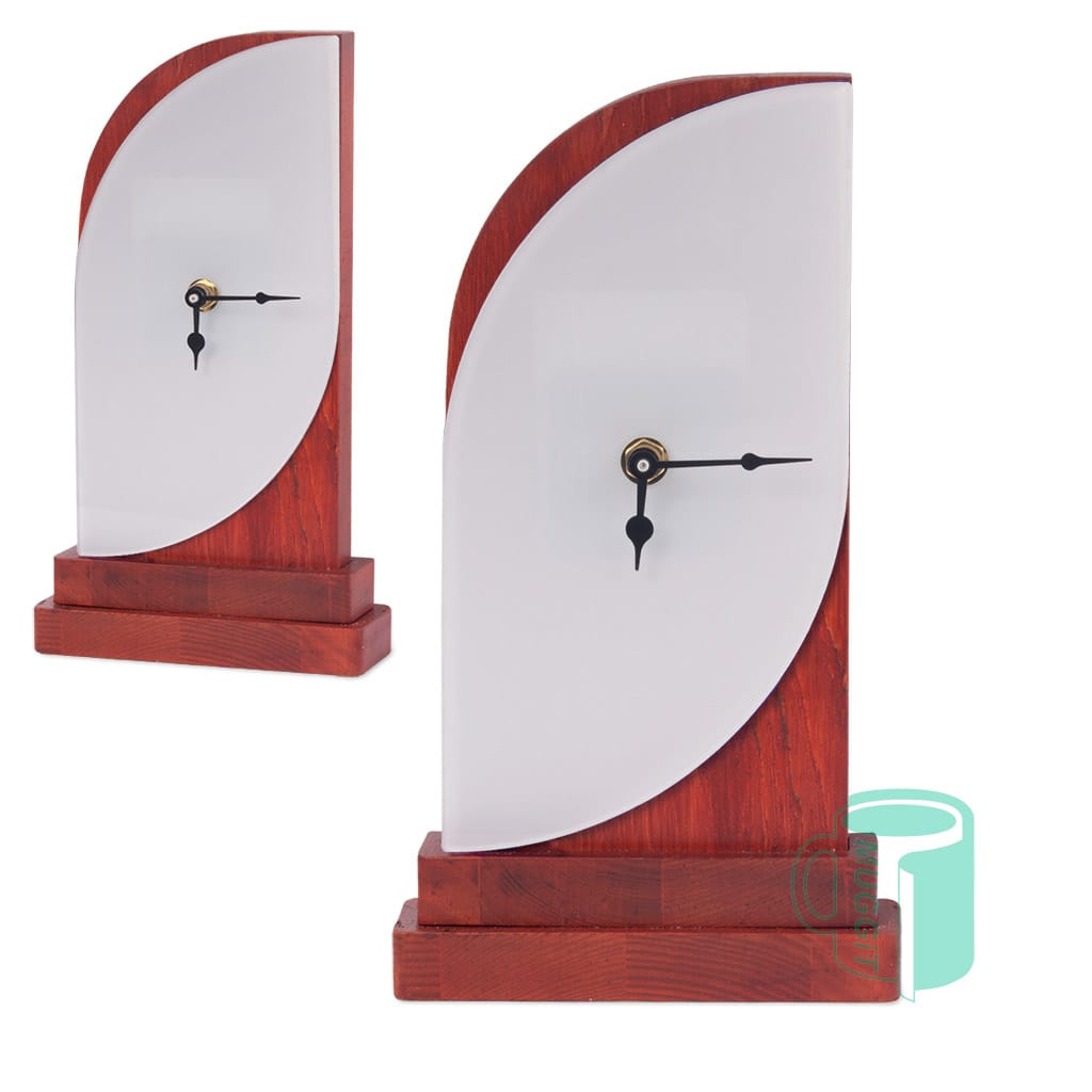 3D Sublimation Trophy Clock - product view 1