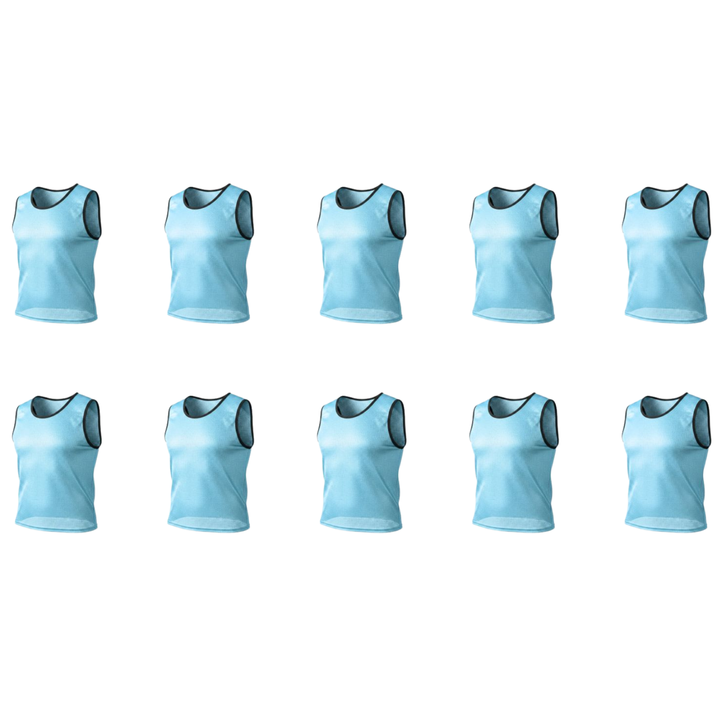 Grip Close End Bibs | Set of 10 | Sky Blue