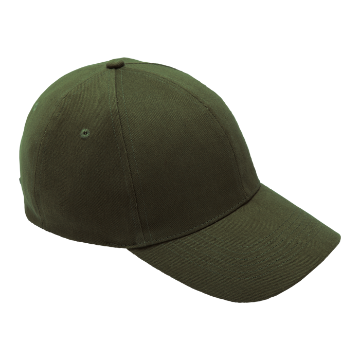 6 Panel Brushed Cotton Cap-6 Panel Caps-Just Brand