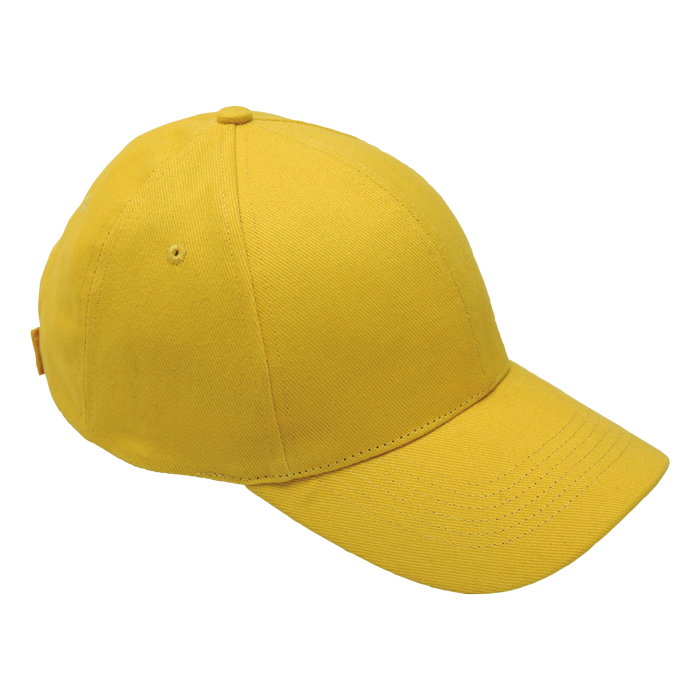 6 Panel Brushed Cotton Cap-6 Panel Caps-Just Brand