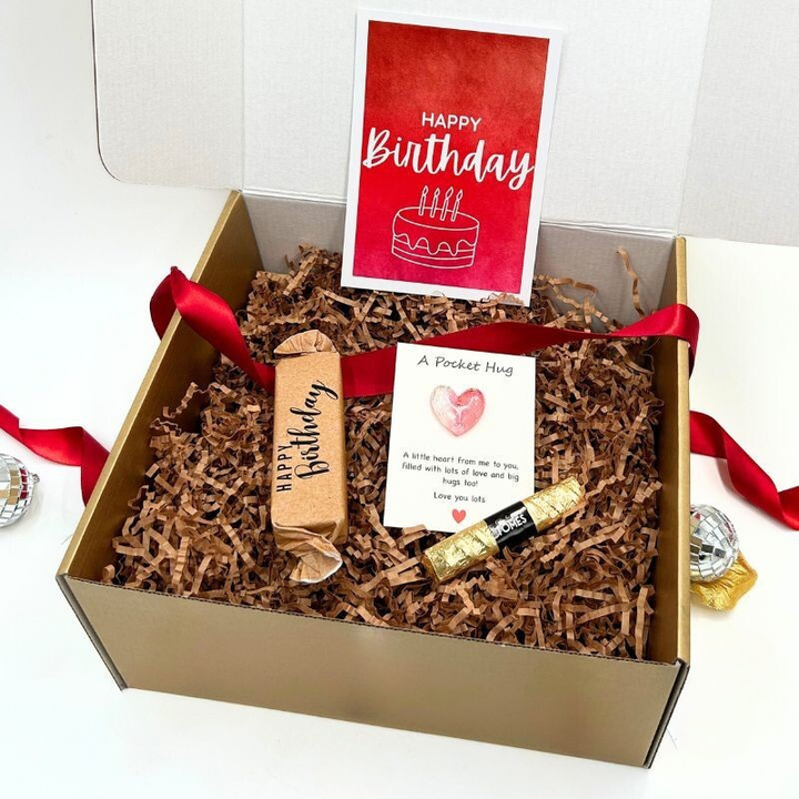 Ruby Red Happy Birthday Gift Box