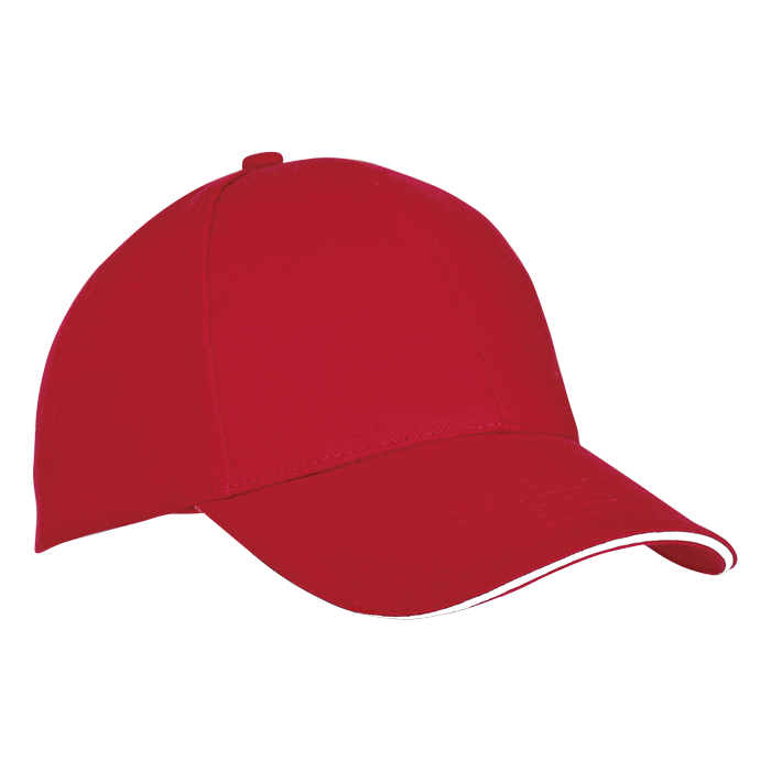 6 Panel Sandwich Peak Cap-6 Panel Caps-Just Brand
