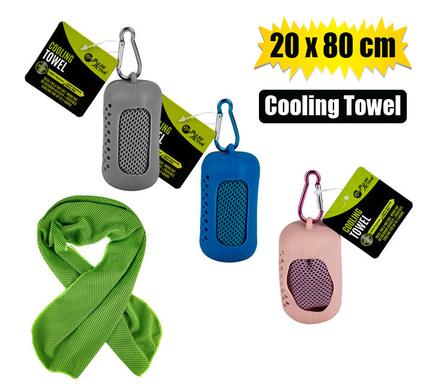 Pulse Active Fitness Towel Cooling 20X80cm With Pouch