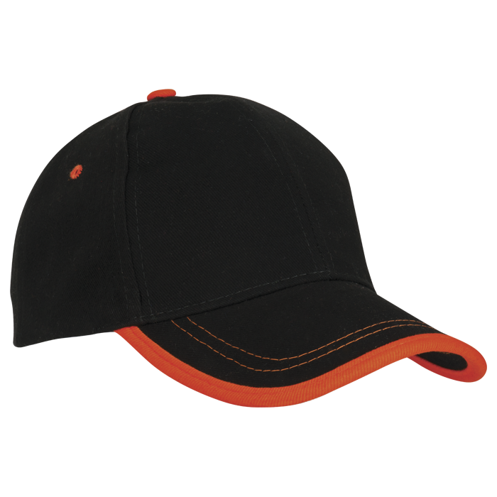 6 Panel Canvas Binding Cap-6 Panel Caps-Just Brand