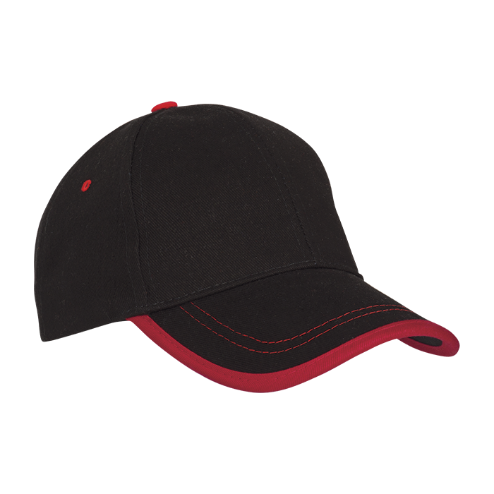 6 Panel Canvas Binding Cap-6 Panel Caps-Just Brand