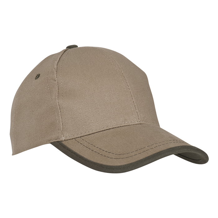 6 Panel Canvas Binding Cap-6 Panel Caps-Just Brand