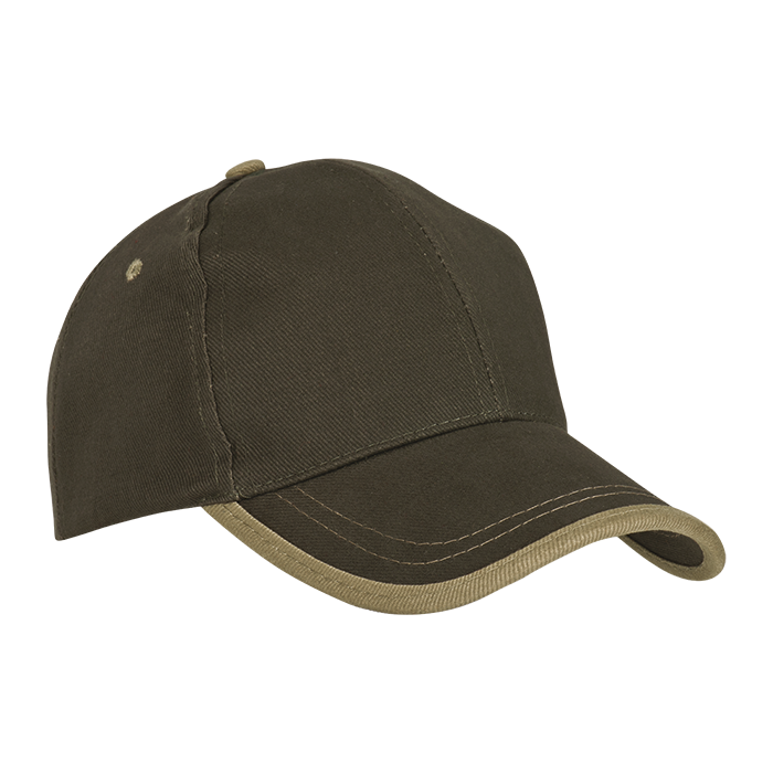 6 Panel Canvas Binding Cap-6 Panel Caps-Just Brand