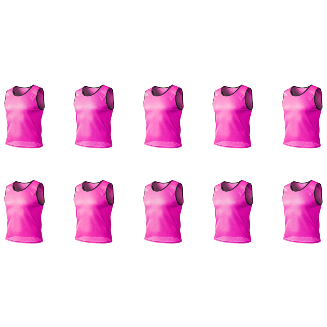 Grip Close End Bibs | Set of 10 | Pink