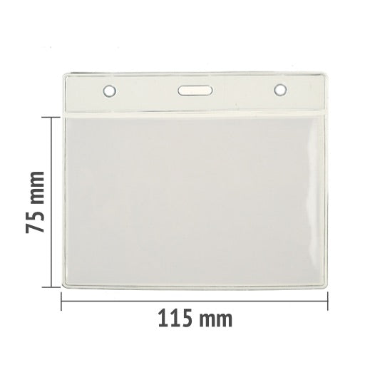 585XL Flexible PVC Badge Pouches – Pack of 50