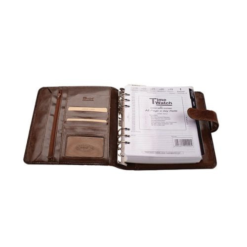 A5 Adpel Organiser Brown - Pds Insert