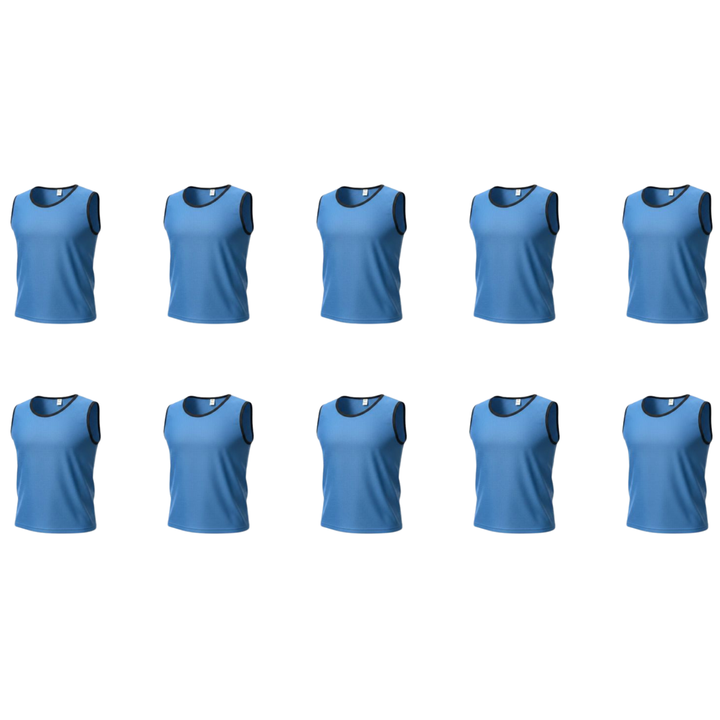 Grip Close End Bibs | Set of 10 | Blue