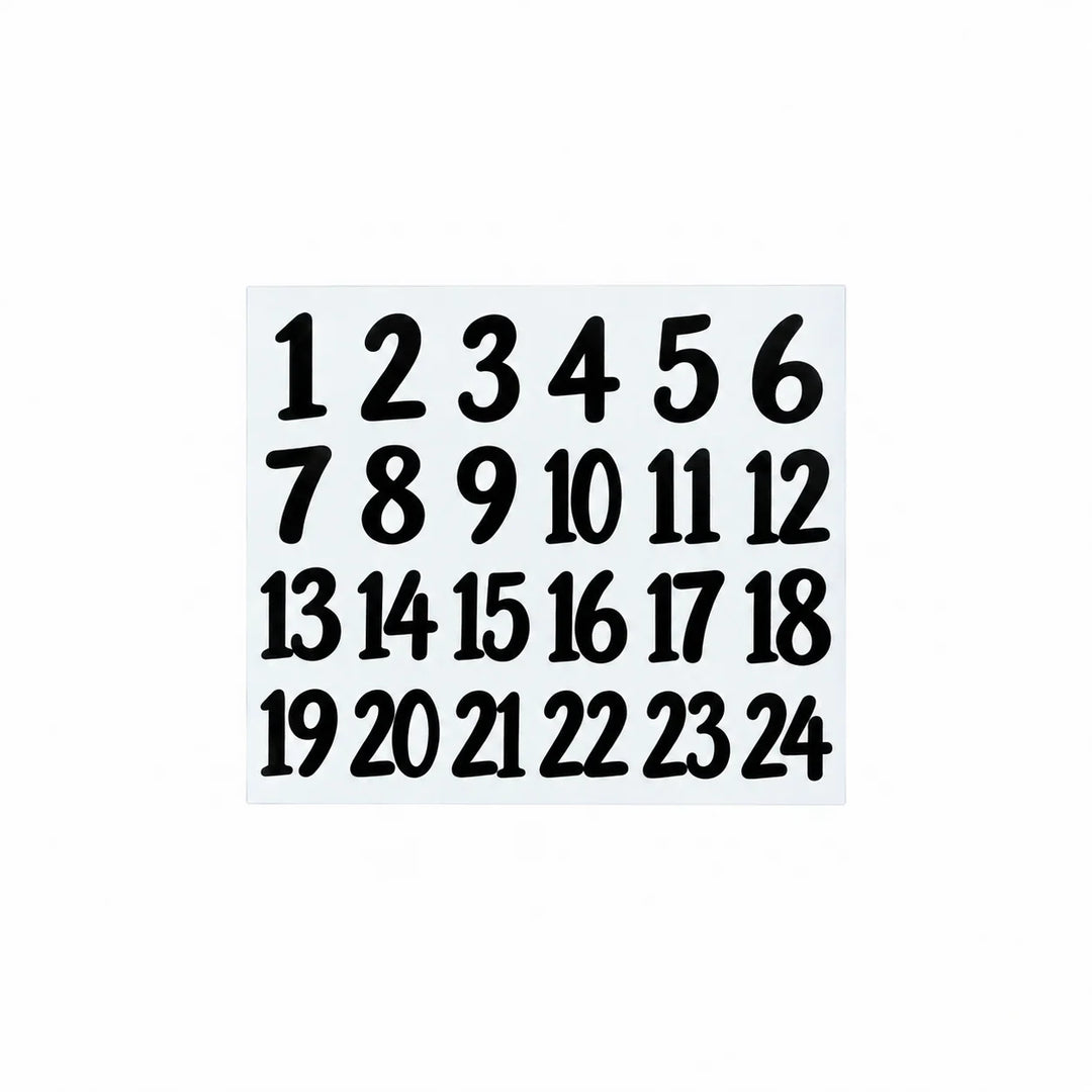 Advent Sticker Set