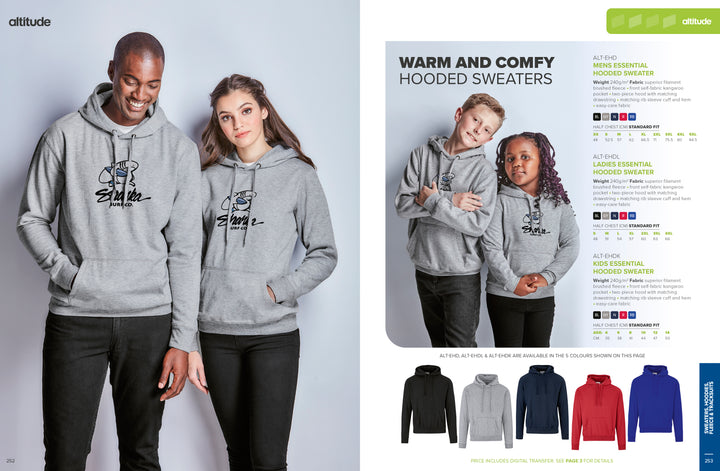 Ladies Essential Hooded Sweater | Corporate Clothing | Just Brand